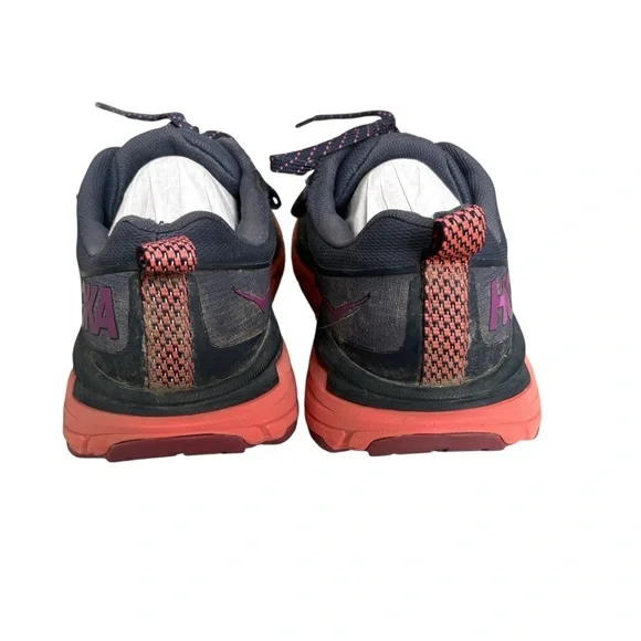 Hoka Women's Challenger ATR 6 Navy Pink Trail Shoes Sz. 8 - Picture 3 of 12
